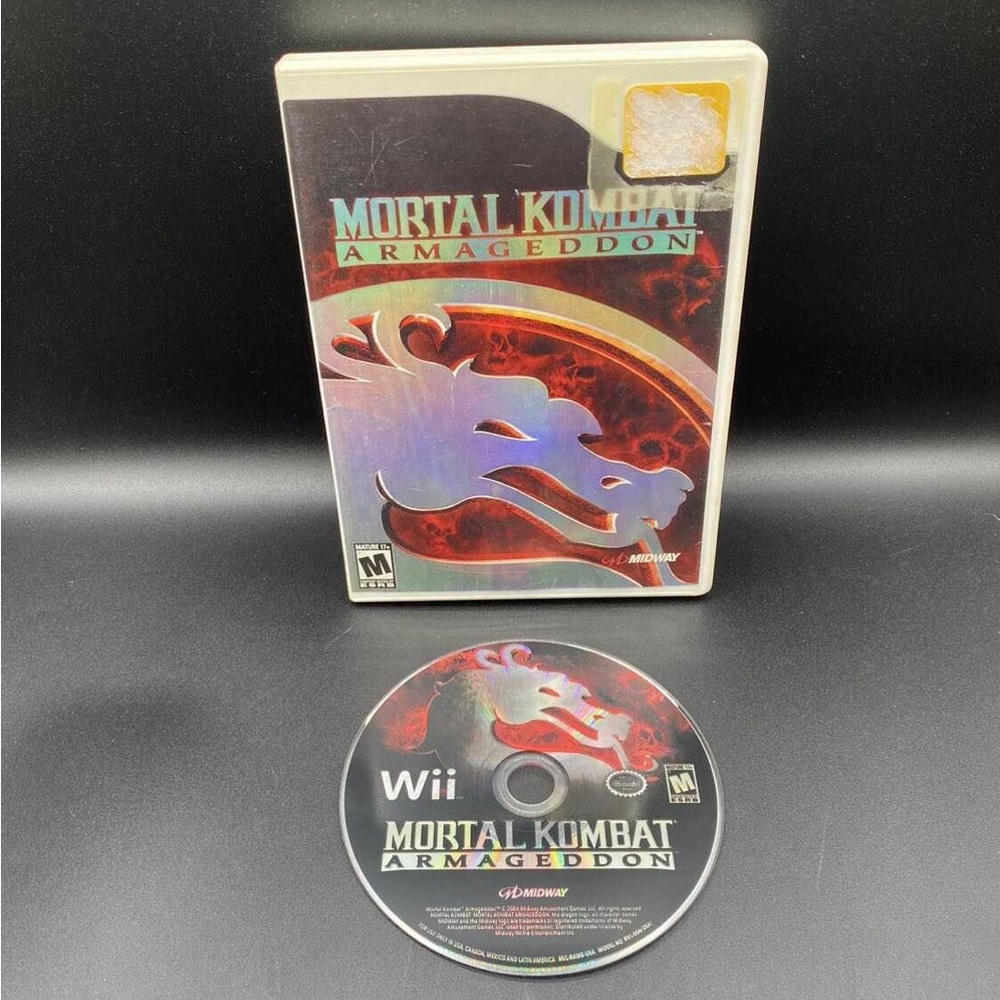 Nintendo Wii Mortal Kombat Armageddon Video Game Tested Works